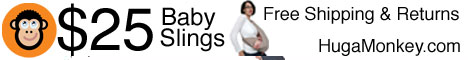 $25 HugaMonkey Baby Slings